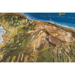 Isla de Tenerife en relieve. Isla de Tenerife en relieve.