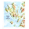 Mapa en relieve de la isla de Skye