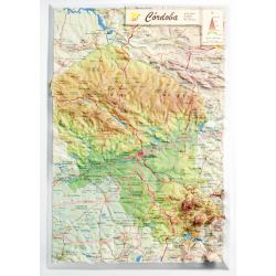 Provincia de Córdoba en relieve Provincia de Córdoba en relieve