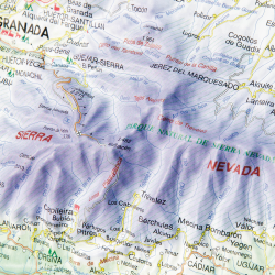 Provincia de Granada en relieve Provincia de Granada en relieve