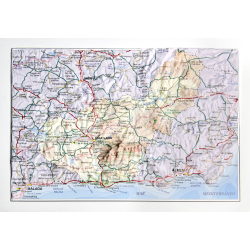 Provincia de Granada en relieve Provincia de Granada en relieve