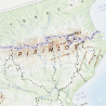 España físico en relieve