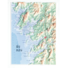 Rías Baixas en relieve