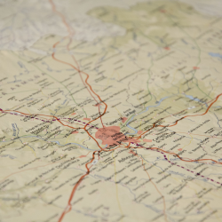 Provincia de Salamanca en relieve