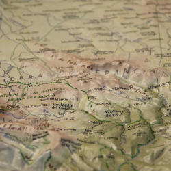 Provincia de Salamanca en relieve