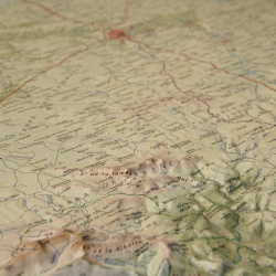 Provincia de Salamanca en relieve