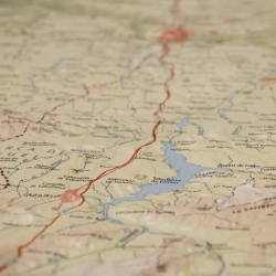 Provincia de Salamanca en relieve