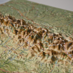 España físico en relieve España físico en relieve