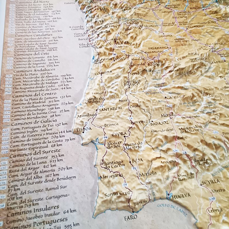 Caminos de Santiago en España y Portugal