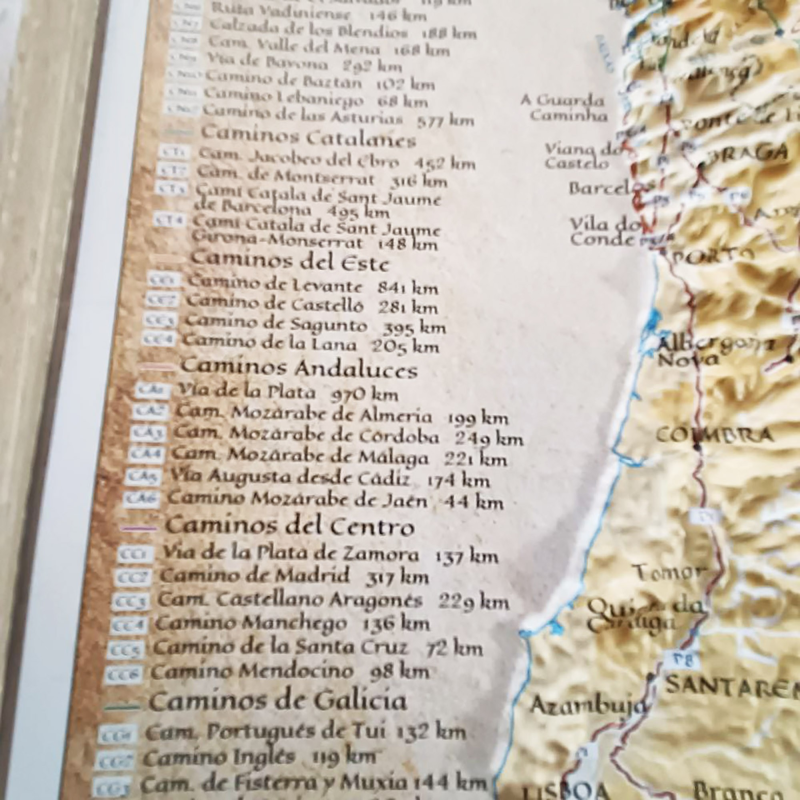 Caminos de Santiago en España y Portugal