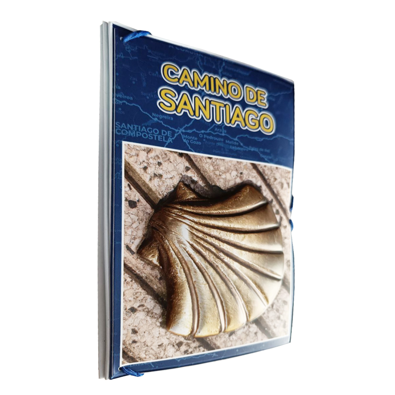 Plano del Camino de Santiago. Porta-credenciales