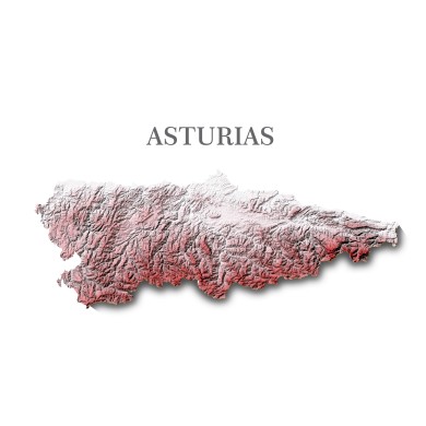 poster relieve principado de asturias