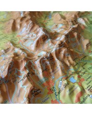 Mapa en relieve Sierra de Guadarrama