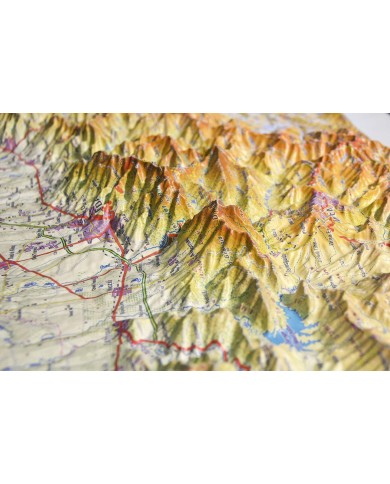 Mapa en relieve Provincia de Salamanca Mapa en relieve Provincia de Salamanca