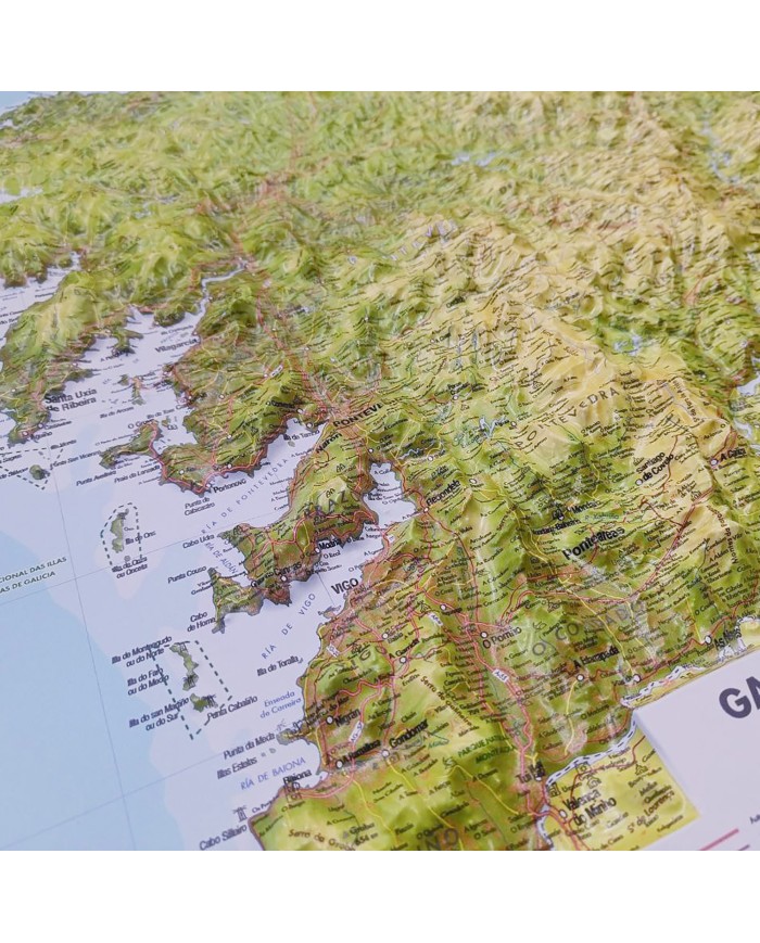Galicia en relieve