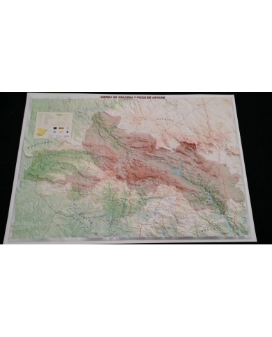 Sierra de Aracena y Picos de Aroche  en relieve