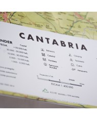 Cantabria mapa en relieve