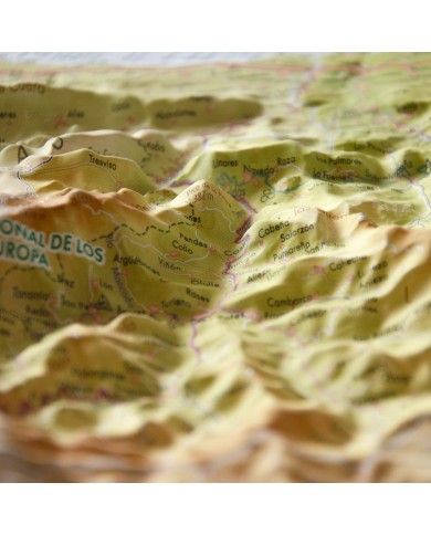 Cantabria mapa en relieve Cantabria mapa en relieve