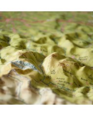 Cantabria mapa en relieve