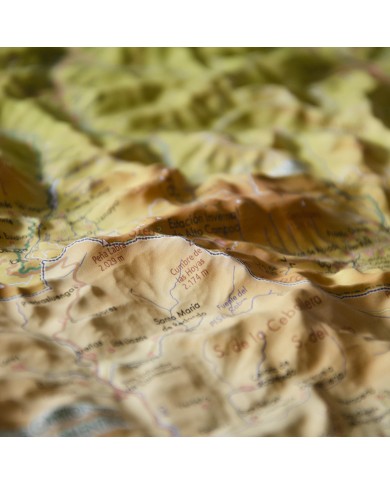 Cantabria mapa en relieve Cantabria mapa en relieve