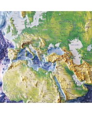Mapamundi en relieve XXL