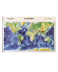 Mapamundi en relieve XXL