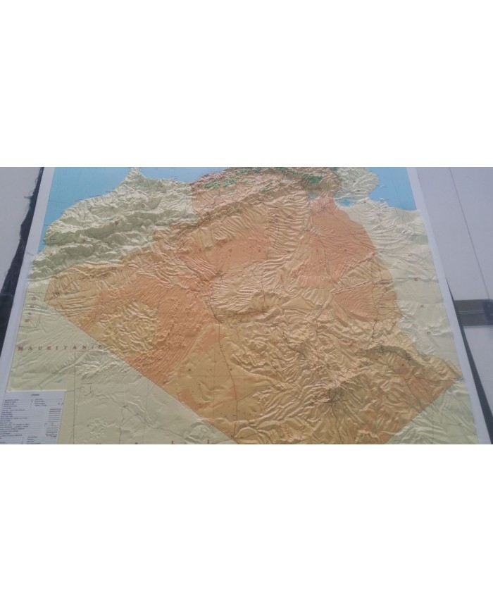 Mapa en relieve Provincia de Salamanca
