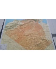 Mapa en relieve Provincia de Salamanca
